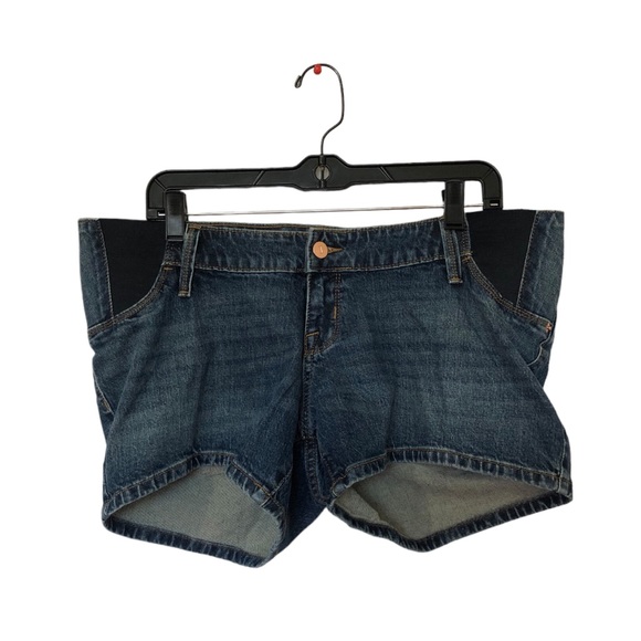 Isabel Maternity Women’s Jean Shorts Size 6 or size 10 Dark Blue - Picture 1 of 12